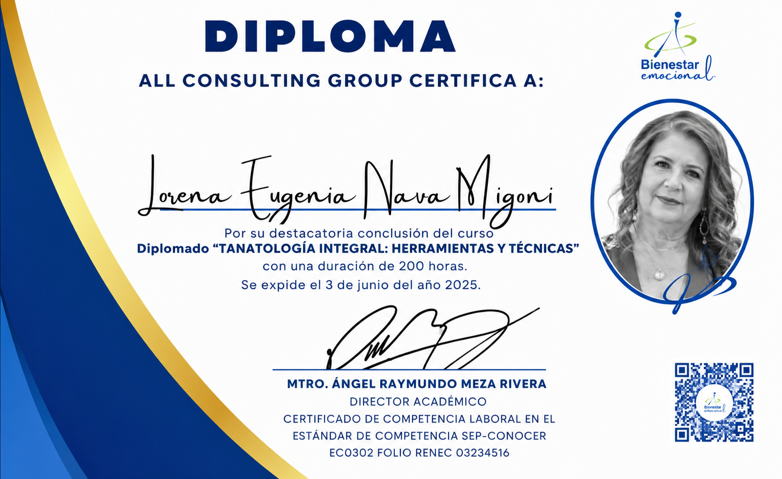 Diploma de tanatología